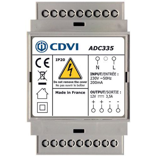 Voeding schakelend stroomvoorziening van 12 V 3,5 A met 3 module