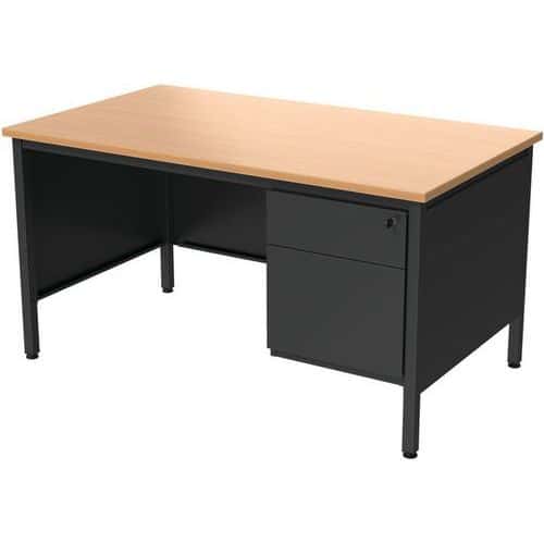 Bureau Confort 2 met ladeblok - 140 cm