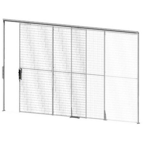 Cloison grillagée modulaire - Porte