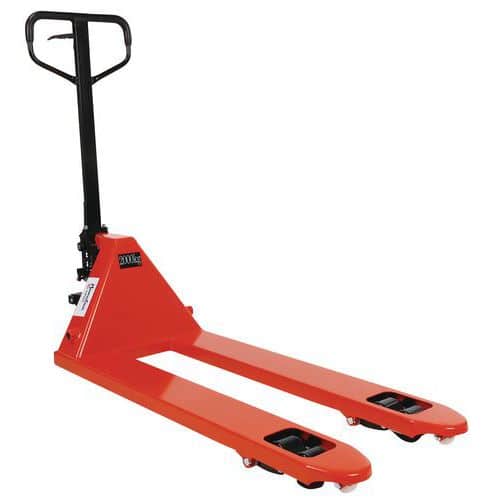 Transpalette manuel - Longueur fourche 1150 mm - Force 2000 kg - Manutan Expert