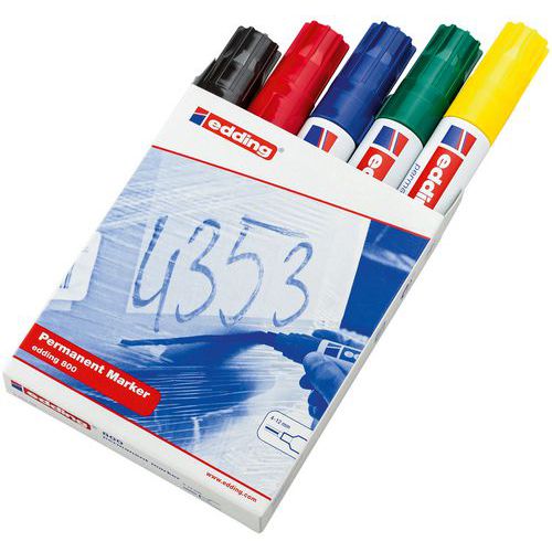 Permanente markeerstift e-800, diverse kleuren - Edding