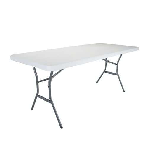 Table pliante Lifetime 183 x 76 cm - beige - 8 personnes