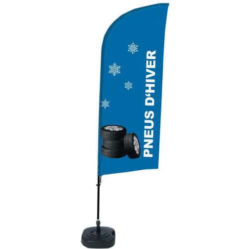 Beach Flag Alu Wind compleet - PNEUS D'HIVER - watertankvoet.