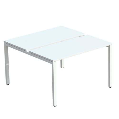 Bureau droit 2 places Bench Easy Office Paperflow