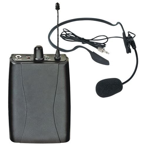 Microphone serre - tête avec émetteur ceinture pour nomad UHF