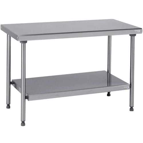 Table de préparation TOURNUS EQUIPEMENT avec étagère L.120 cm