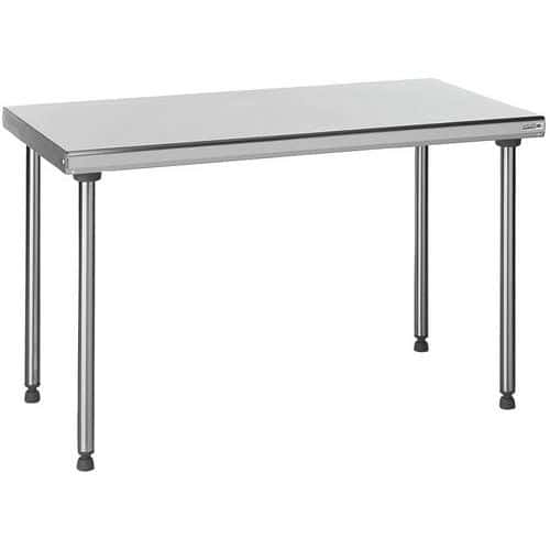 Table de préparation TOURNUS EQUIPEMENT sans étagère L.160 cm