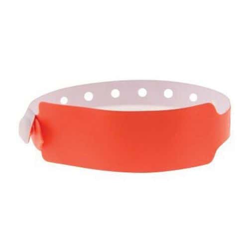 Bracelet événementiel plastique vinyle Extra-large -Lot de 100-Sogedex