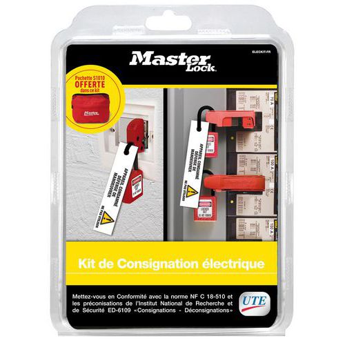 Elektrische lockoutset Eleckit-FR - Master Lock