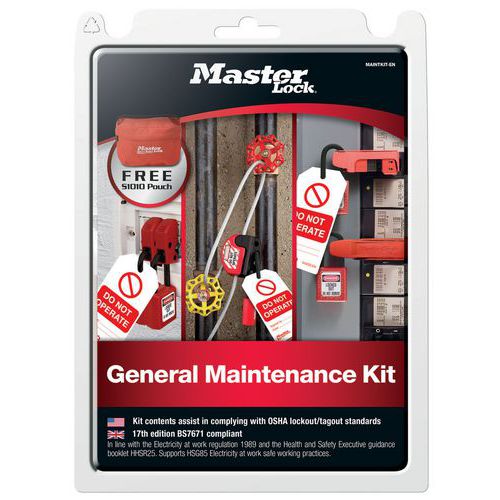 Algemene lockoutset Maintkit-EN - Master Lock