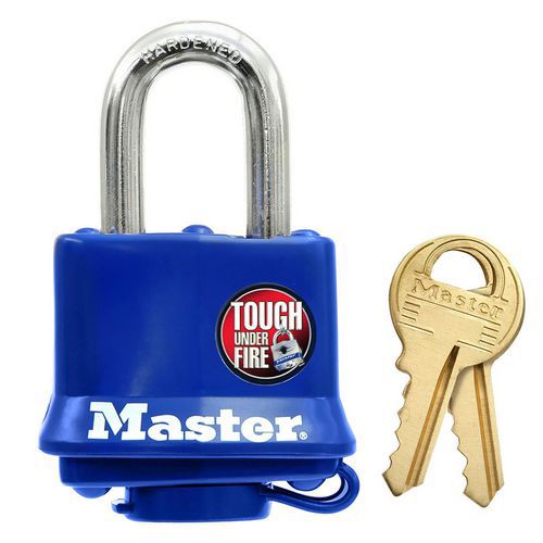 Sleutelhangslot van gewalst staal 312EURD - Master Lock