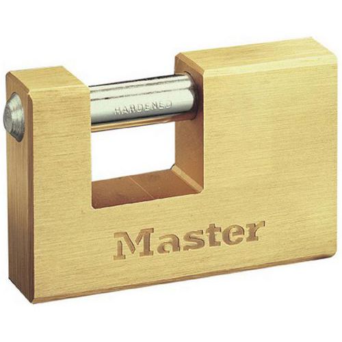 Sleutelhangslot, messing, rechthoekig 607EURDCC - Master Lock