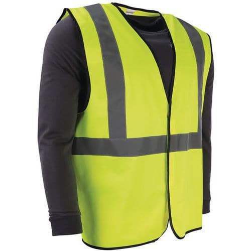 Gilet haute visibilité Jaune - Manutan Expert