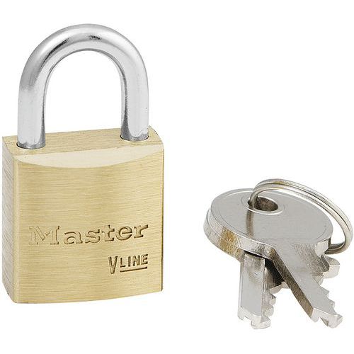 Cadenas à clés s'entrouvant en laiton - Master Lock