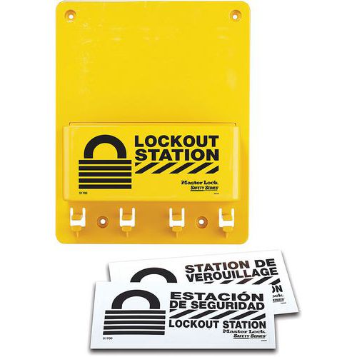 Lockoutstation nr. 1700 - Master Lock