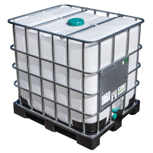 Conteneur IBC avec palette en plastique, 1000 l