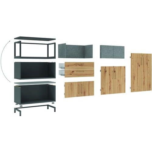 Porte accoustique en feutre FlexWall - 80 cm - Hammerbacher