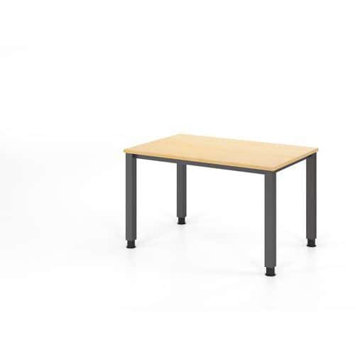 Bureau met 4 vierkant poten - 120x80 cm - Hammerbacher