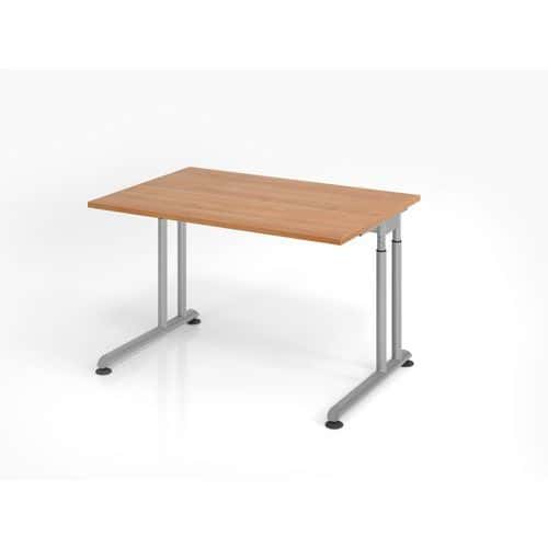 Bureau met C-poot ZS12 serie - 120x80 cm ZS12 - Hammerbacher