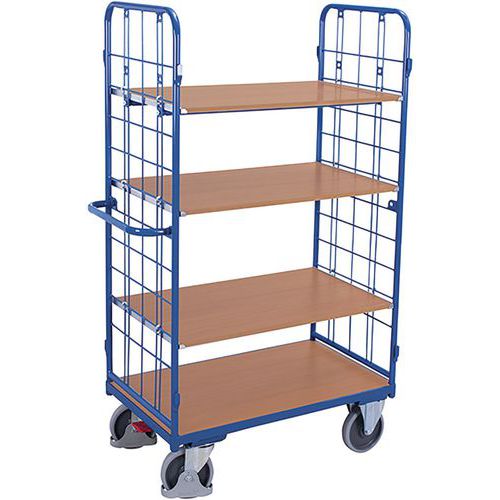 Hoge trolley met 4 plateaus - SW-serie