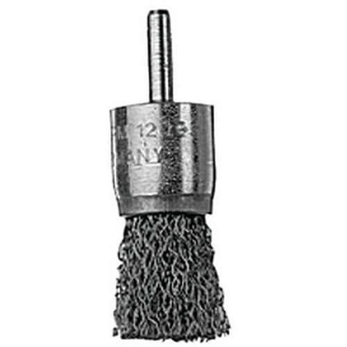 Brosse pinceau diamètre 25mm à fils acier