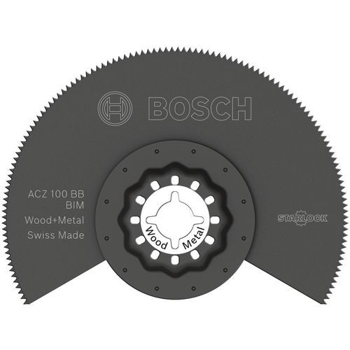 Lame Bimétal pour scie segment Starlock ACZ 100 BB Wood and Metal