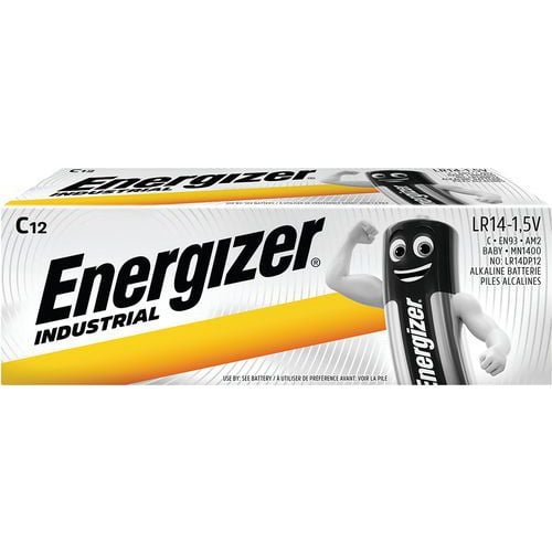 Alkalinebatterij Industrial C/LR14 - set van 12 - Energizer