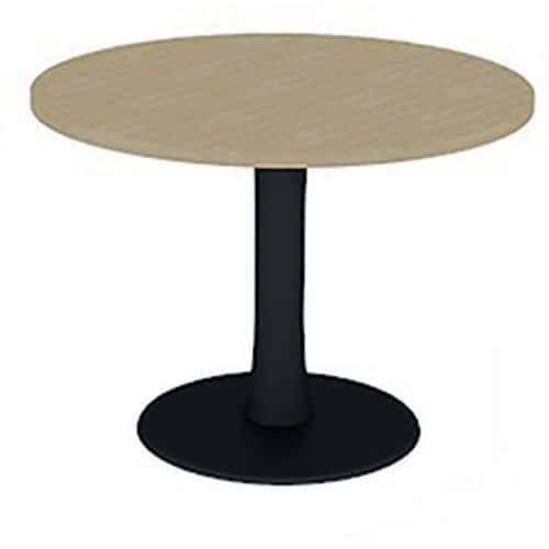 Table de réunion avec plateau ronde diamètre 100 cm - Quadrifoglio