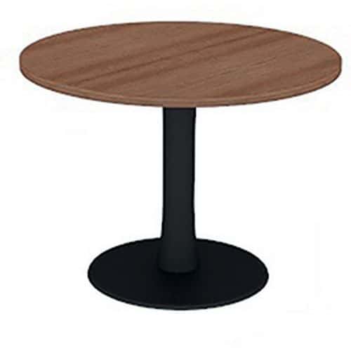 Table de réunion avec plateau ronde diamètre 100 cm - Quadrifoglio