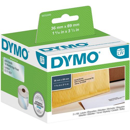 Labels voor Dymo LabelWriters