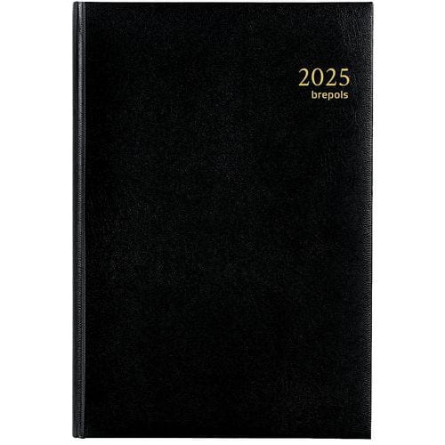 Agenda journalier Minister noir 22x 16 cm - Année 2025