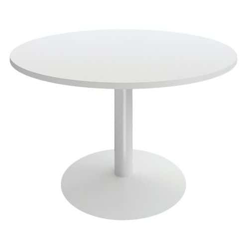 Table de réunion Astro ronde pied central Ø 100 cm Buronomic