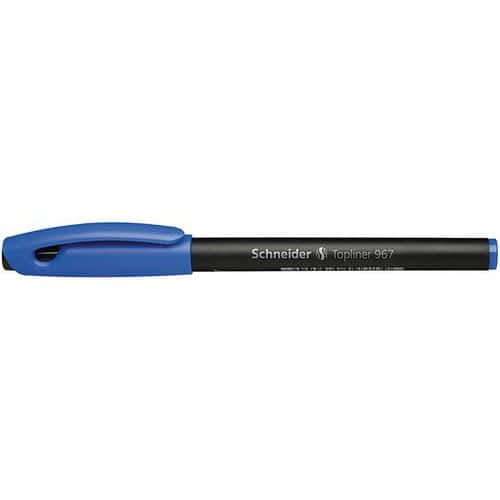 Stylo Fineliner - Topliner 967 - 0,4mm - noir/bleu - Schneider