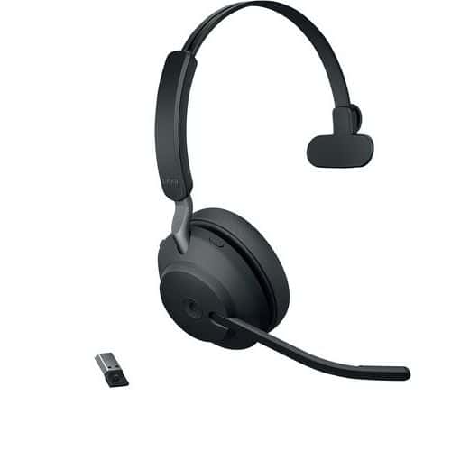 Micro-casque filaire Evolve2 65 Mono USB-A Link 380a - Jabra