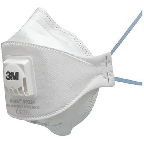 Masker 3M™ Aura™ 9322+ FFP2 NR D met Cool Flow™-ventiel - 3M