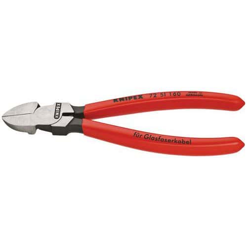 Zijsnijtang voor optische vezelkabel (glasvezelkabel) 160 mm - Knipex