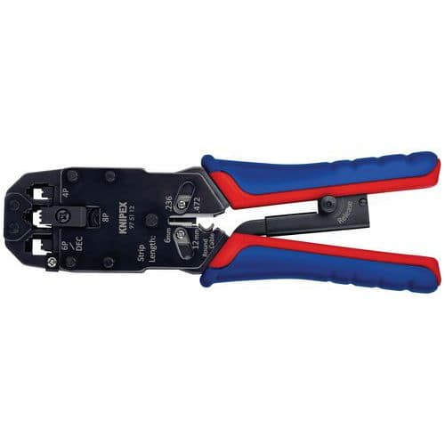 Pince à sertir professionnelle pour dénudeur de fils - Knipex