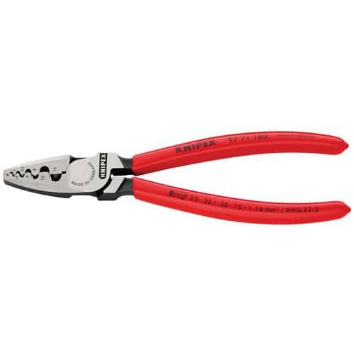 Krimptang voor adereindhulzen 180 mm 0.25-16 mm - Knipex