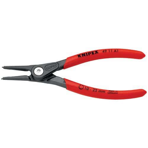 Pince à circlips pour bagues extérieures sur arbres  - Knipex