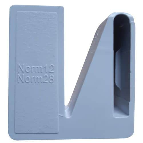 Crochet d'angle PVC Norme 12 - Hupfer