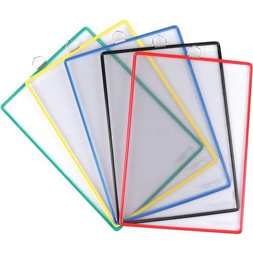 Hangend displayframe A4 verticaal, korte zijde, assorti - Djois