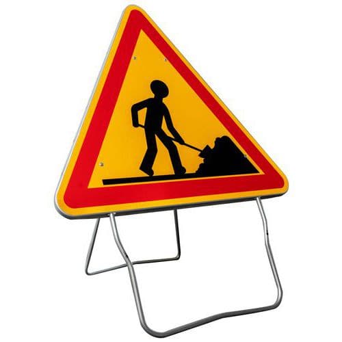 Panneau de signalisation temporaire AK5 Travaux - Lacroix