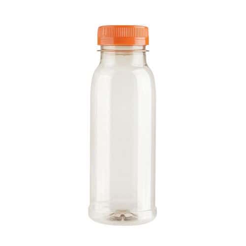 Flacon PET 250 mL à 1L et bouchon orange - Bunzl