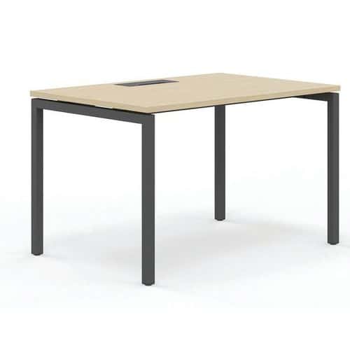 Bureau droit 140 cm pieds U Misao - Manutan Expert