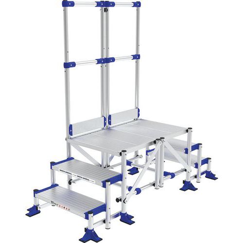 Vaste loopbrug Meca Modul - 1 reling - Tubesca-Comabi