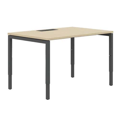 Bureau droit 120 cm pieds U ajustables Misao - Manutan Expert