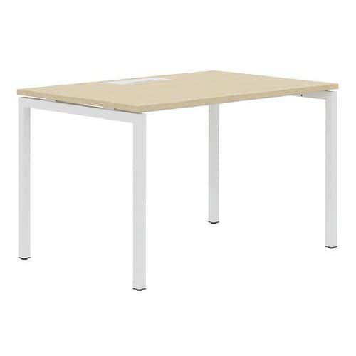 Bureau droit 180 cm pieds U Misao - Manutan Expert