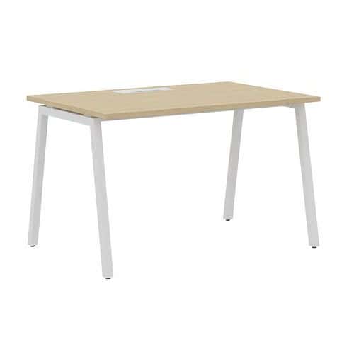 Bureau droit 120 cm pieds A Misao - Manutan Expert