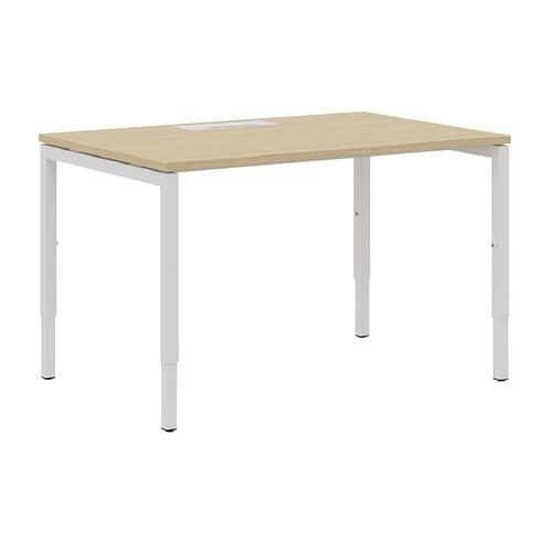 Bureau droit 120 cm pieds U ajustables Misao - Manutan Expert