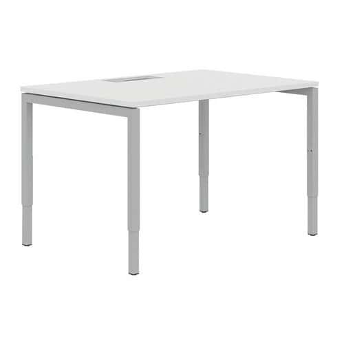 Bureau droit 120 cm pieds U ajustables Misao - Manutan Expert